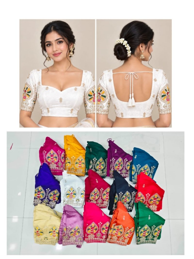 Hc 311 Fancy With Hand Embroidery Blouses 